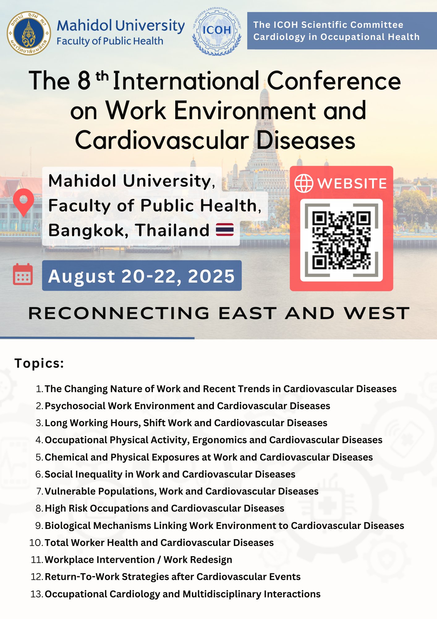 The 8th International Conference on Occupational Health and Cardiovascular Diseases (8th# ICOHCVD-2025)