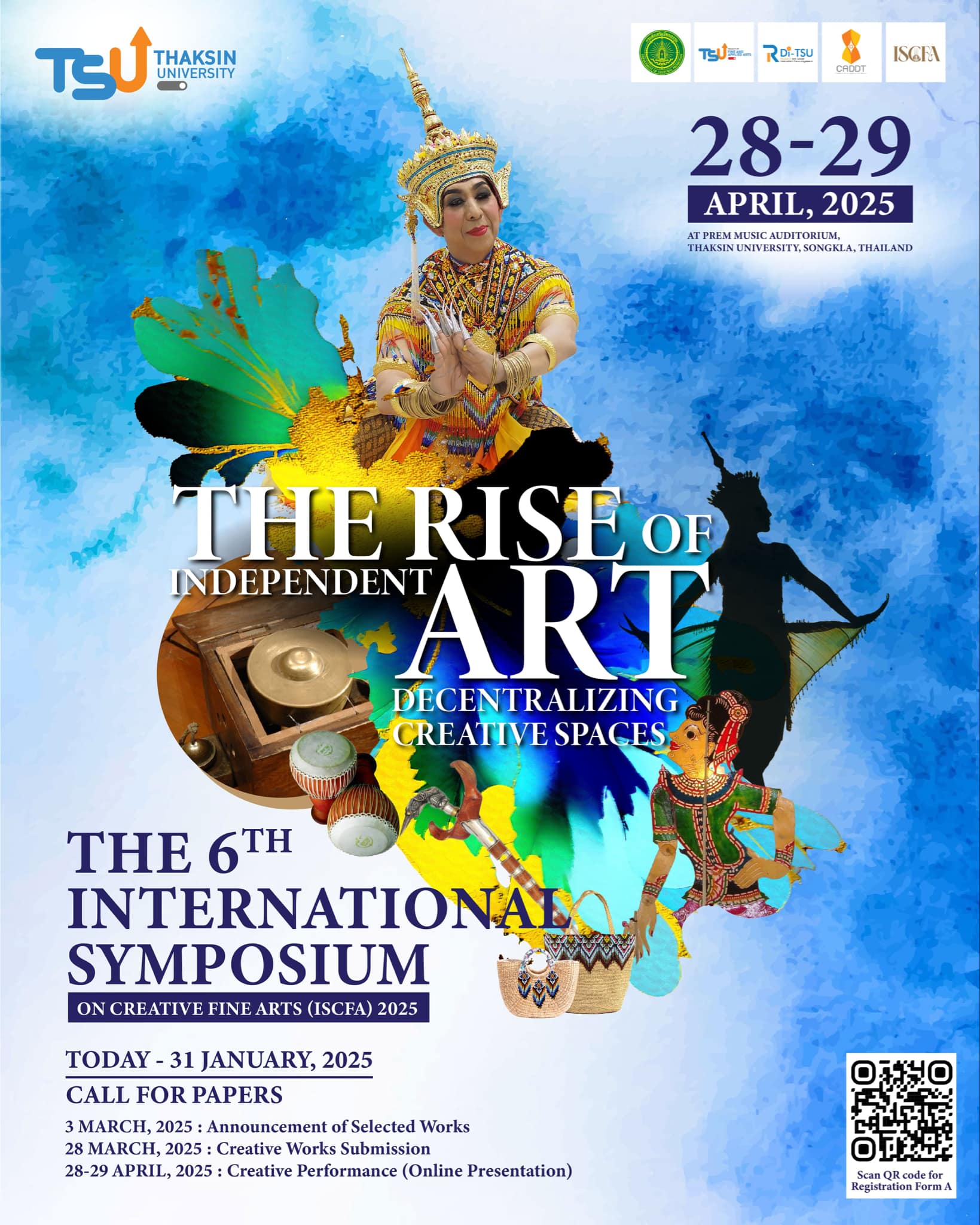 โครงการนำเสนอผลงานสร้างสรรค์ด้านศิลปกรรมศาสตร์ ระดับนานาชาติ ครั้งที่ 6 ประจำปี 2568