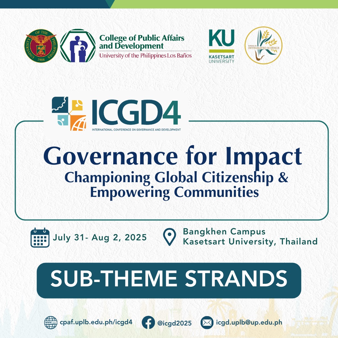 The 4th International Conference on Governance and Development (ICGD 4th#)
