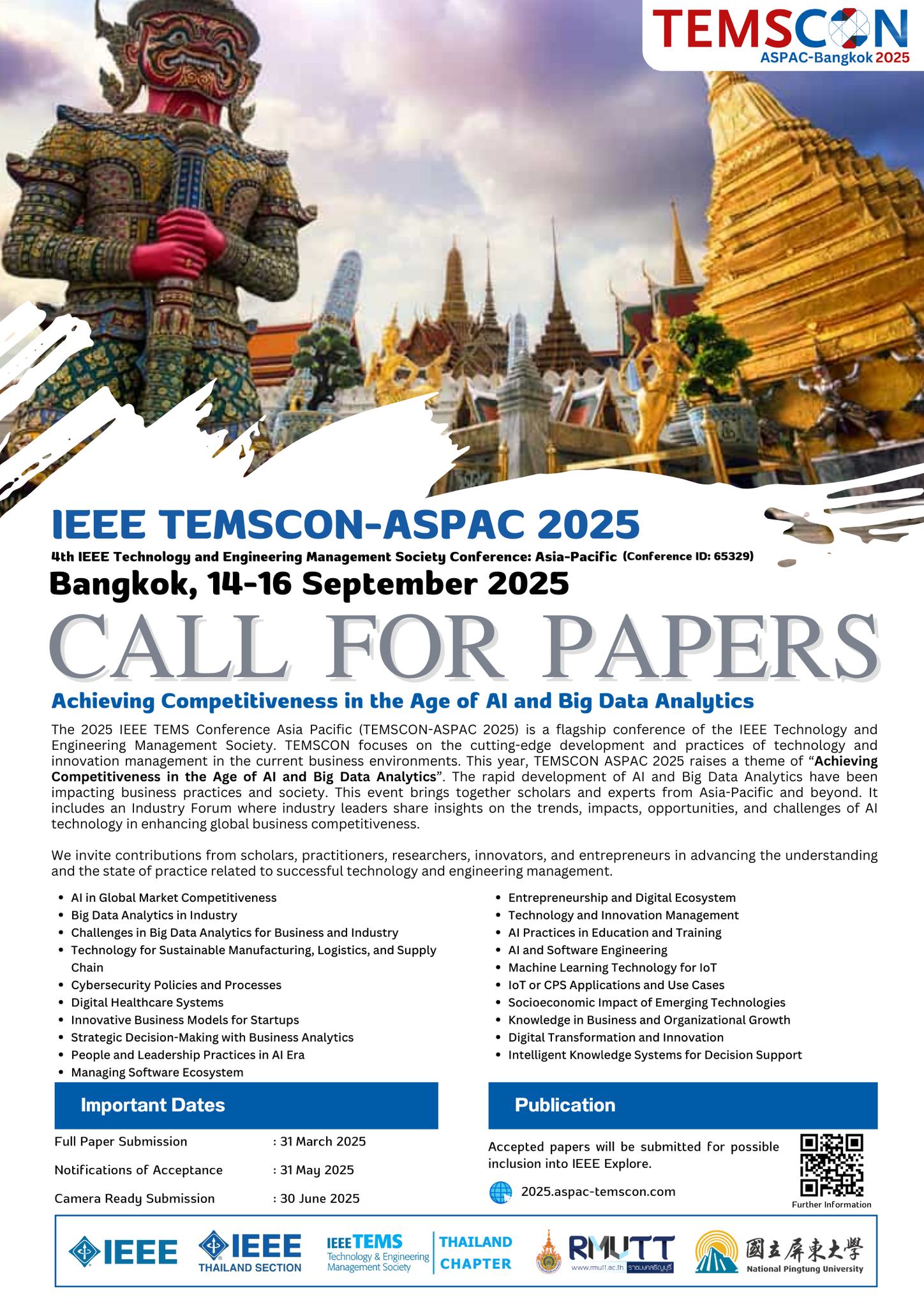 The 4th IEEE Technology and Engineering Management Society Conference: Asia-Pacific (4th# TEMSCON-ASPAC 2025)