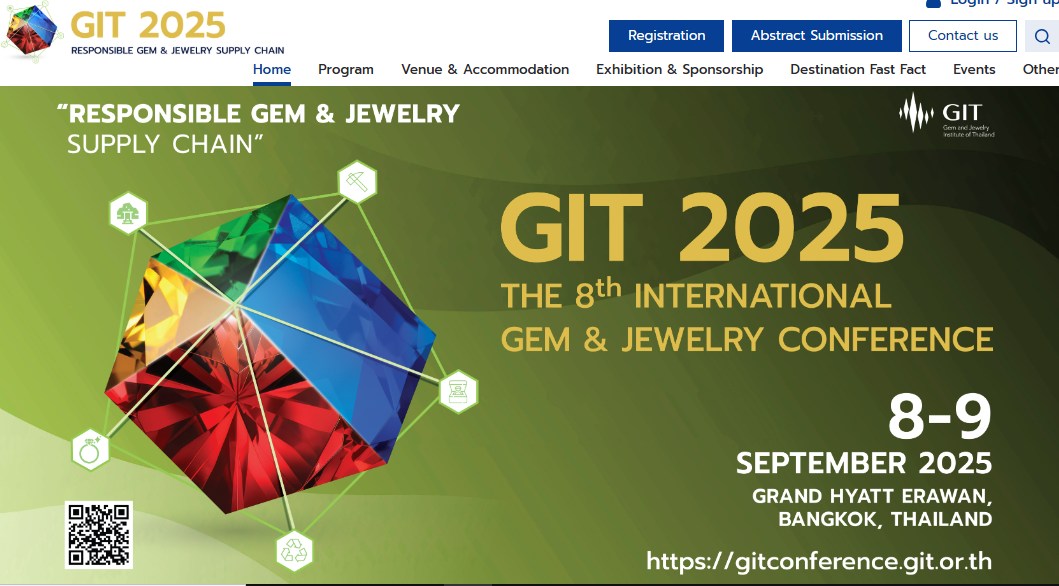 The 8th International Gem and Jewelry Conference (8th# GIT 2025)