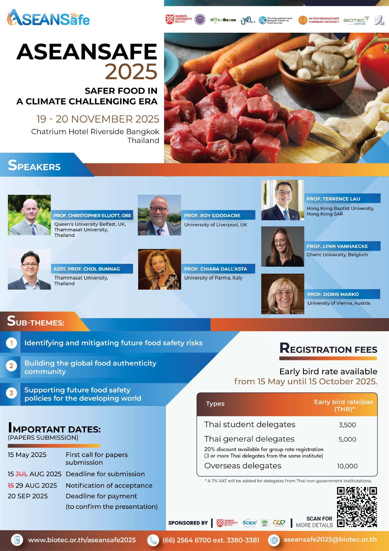 ASEANsafe2025: “Safer Food in a Climate Challenging Era”