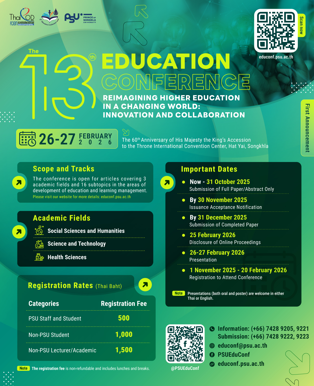 การประชุมวิชาการทางการศึกษาระดับชาติ ครั้งที่ 13