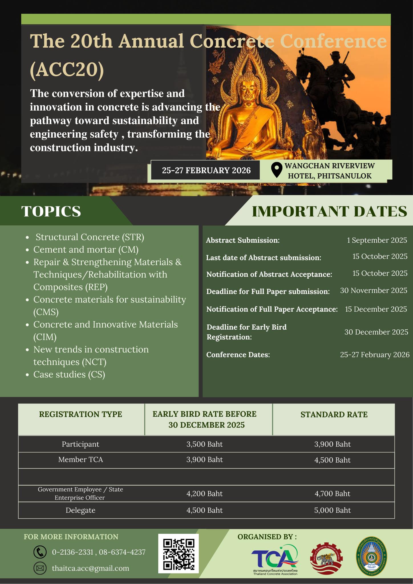 การประชุมวิชาการคอนกรีตประจำปี ครั้งที่ 20