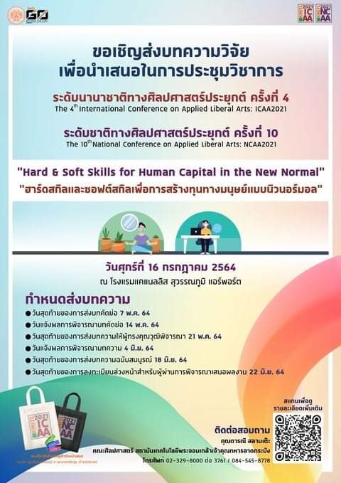 การประชุมวิชาการระดับนานาทางศิลปศาสตร์ประยุกต์ ครั้งที่ 4 และระดับชาติทางศิลปศาสตร์ประยุกต์ ครั้งที่ 10