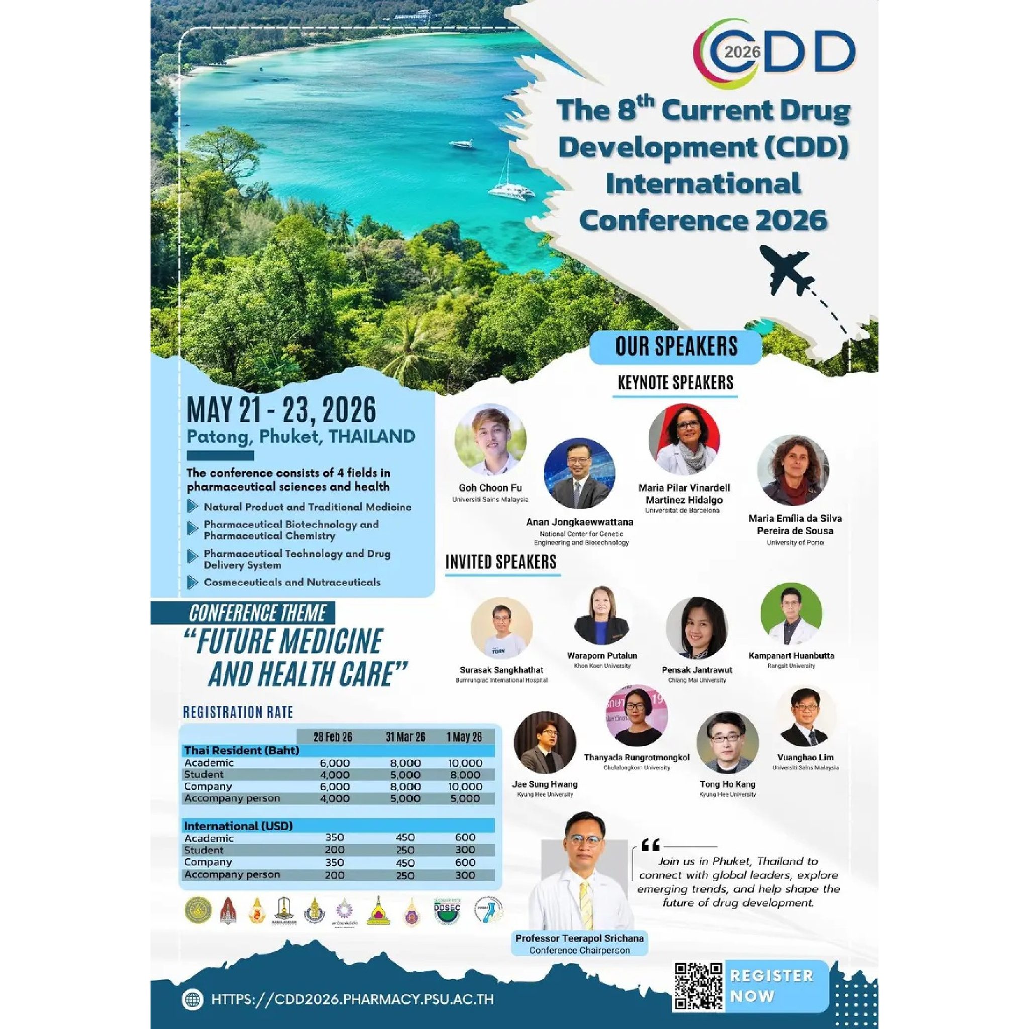 The 8th Current Drug Development International Conference 2026 (8th# CDD 2026)