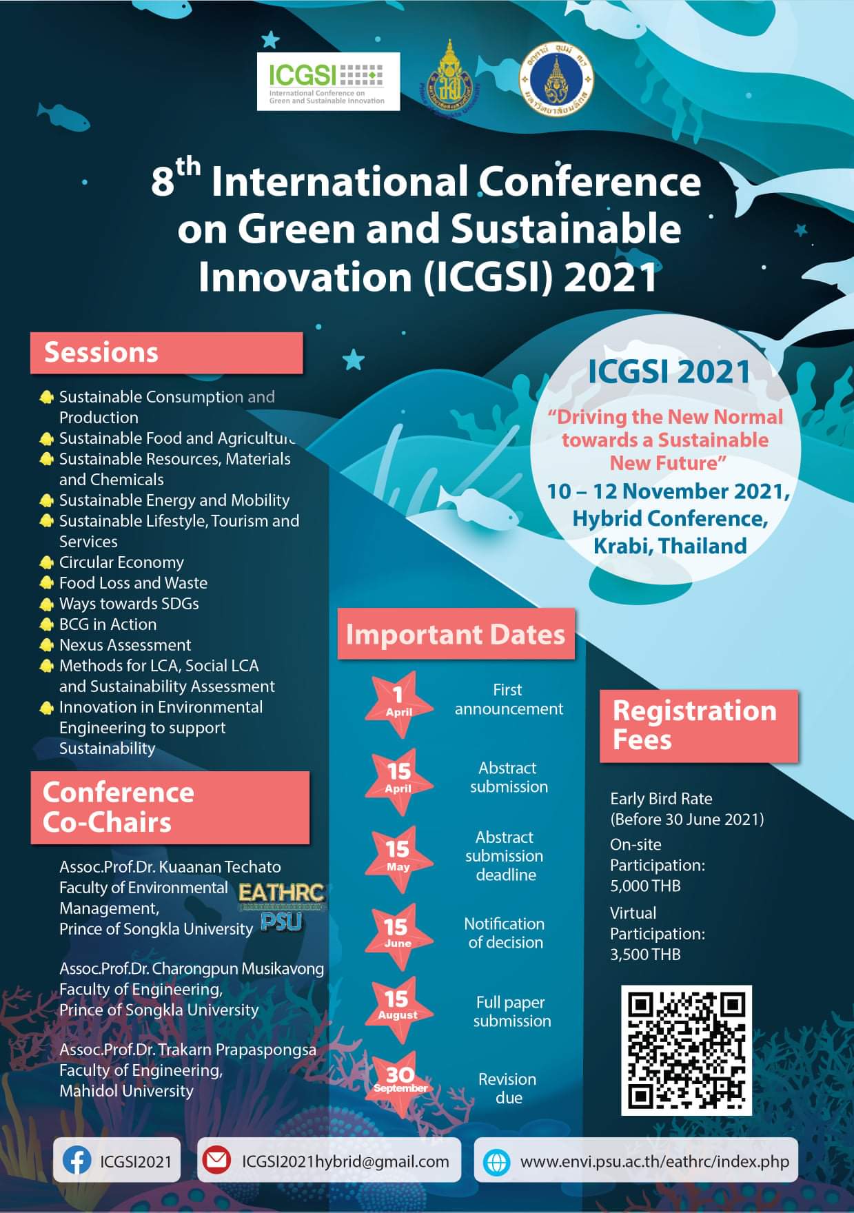The 8th International Conference on Green and Sustainable Innovation 2021 (8th# ICGSI 2021)