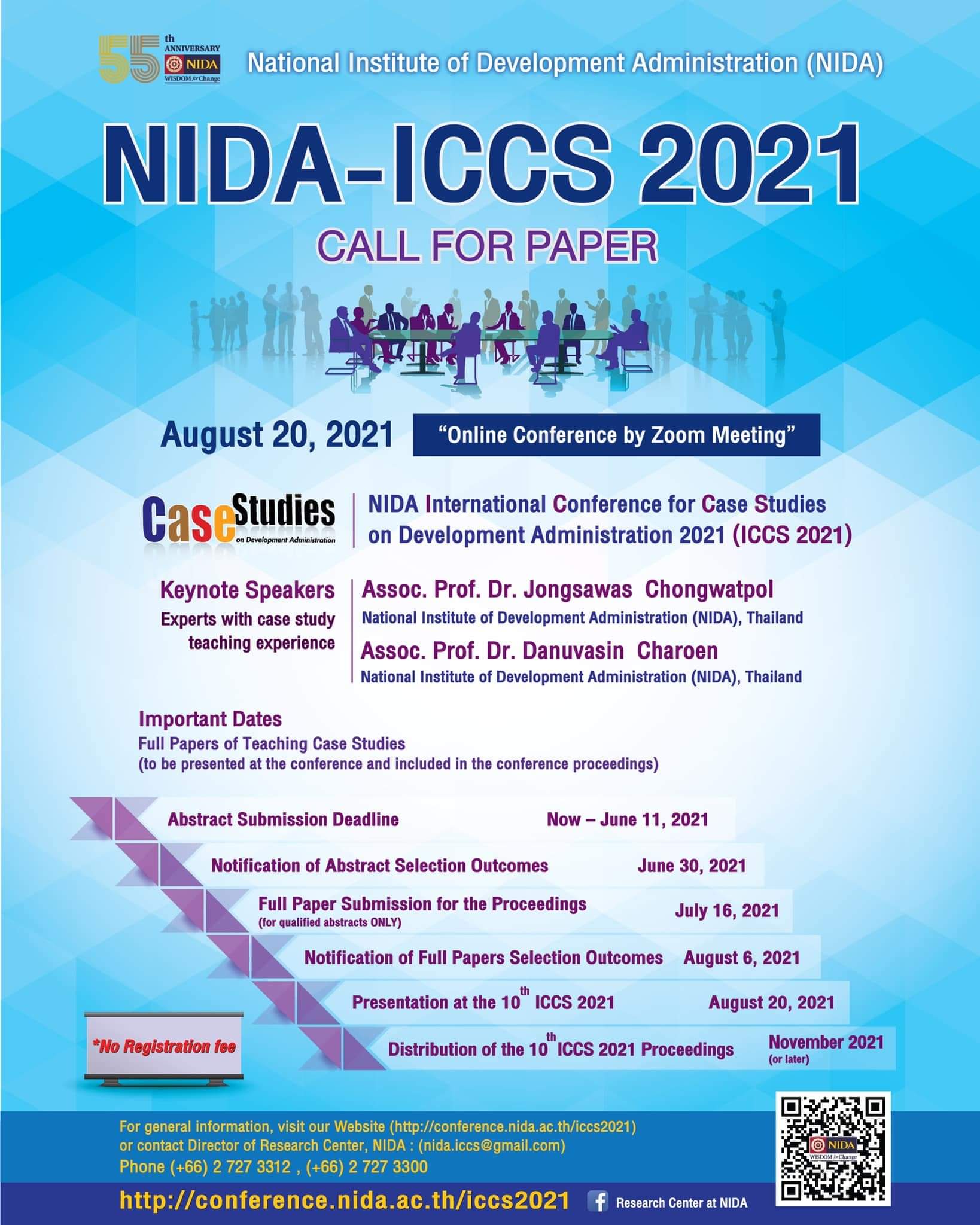 NIDA International Conference for Case Studies on Development Administration 2021 (NIDA-ICCS 2021)