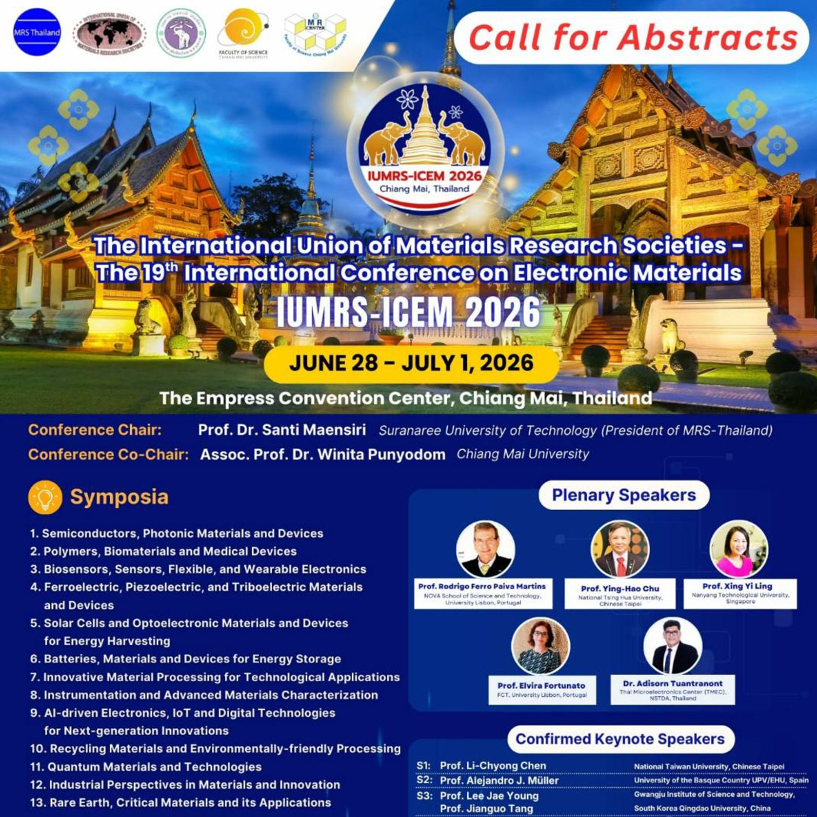The International Union of Materials Research Societies
