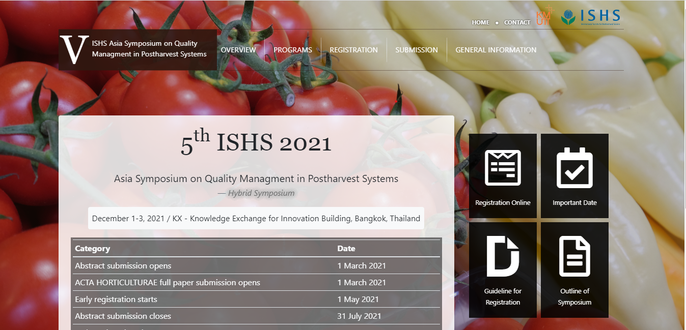 V Asia Symposium on Quality Management in Postharvest Systems (AsiaPostharvest 2021)