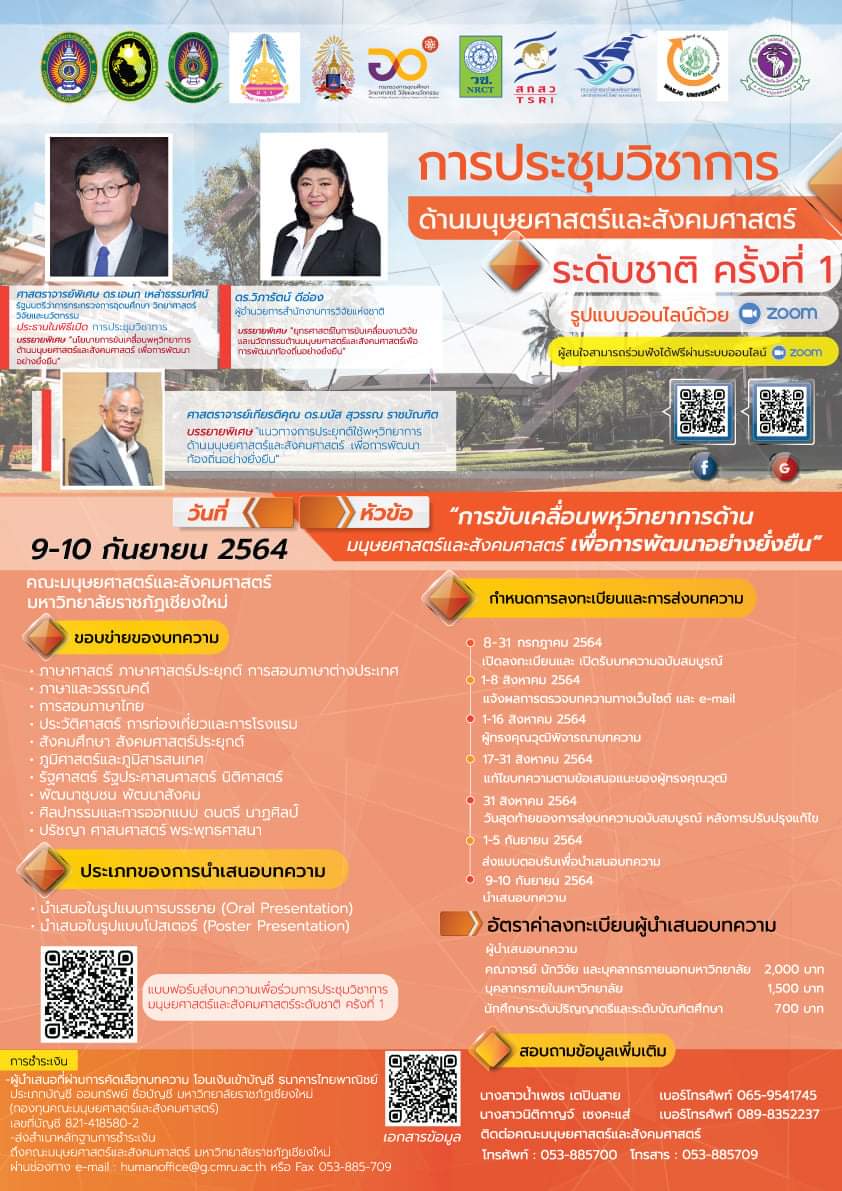 การประชุมวิชาการด้านมนุษยศาสตร์และสังคมศาสตร์ระดับชาติ ครั้งที่ 1