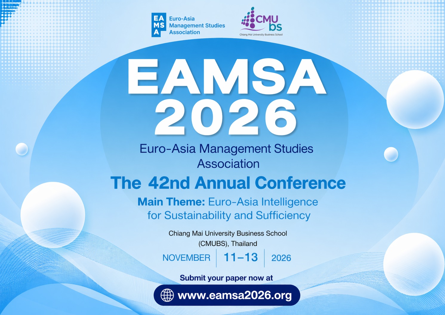 The 42nd Euro-Asia Management Studies Association (EAMSA) Annual Conference 2026