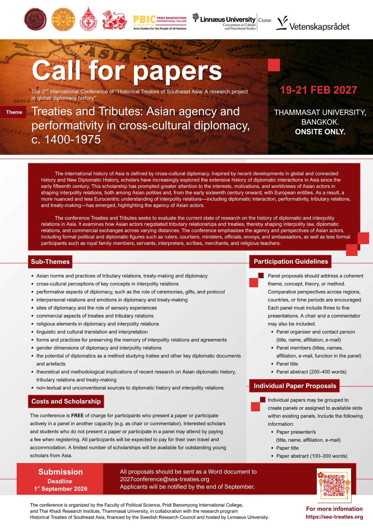 The 2nd International Conference of “Historical Treaties of Southeast Asia: A research project in global diplomacy history”