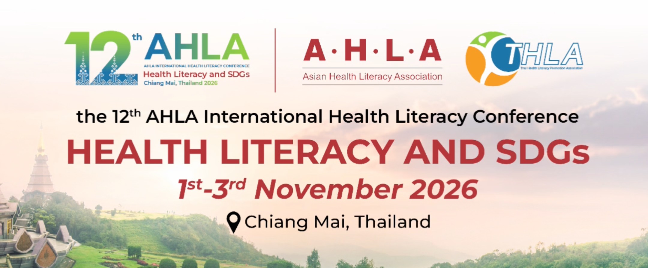 The 12th AHLA International Health Literacy Conference 2026 (12th# AHLA 2026)
