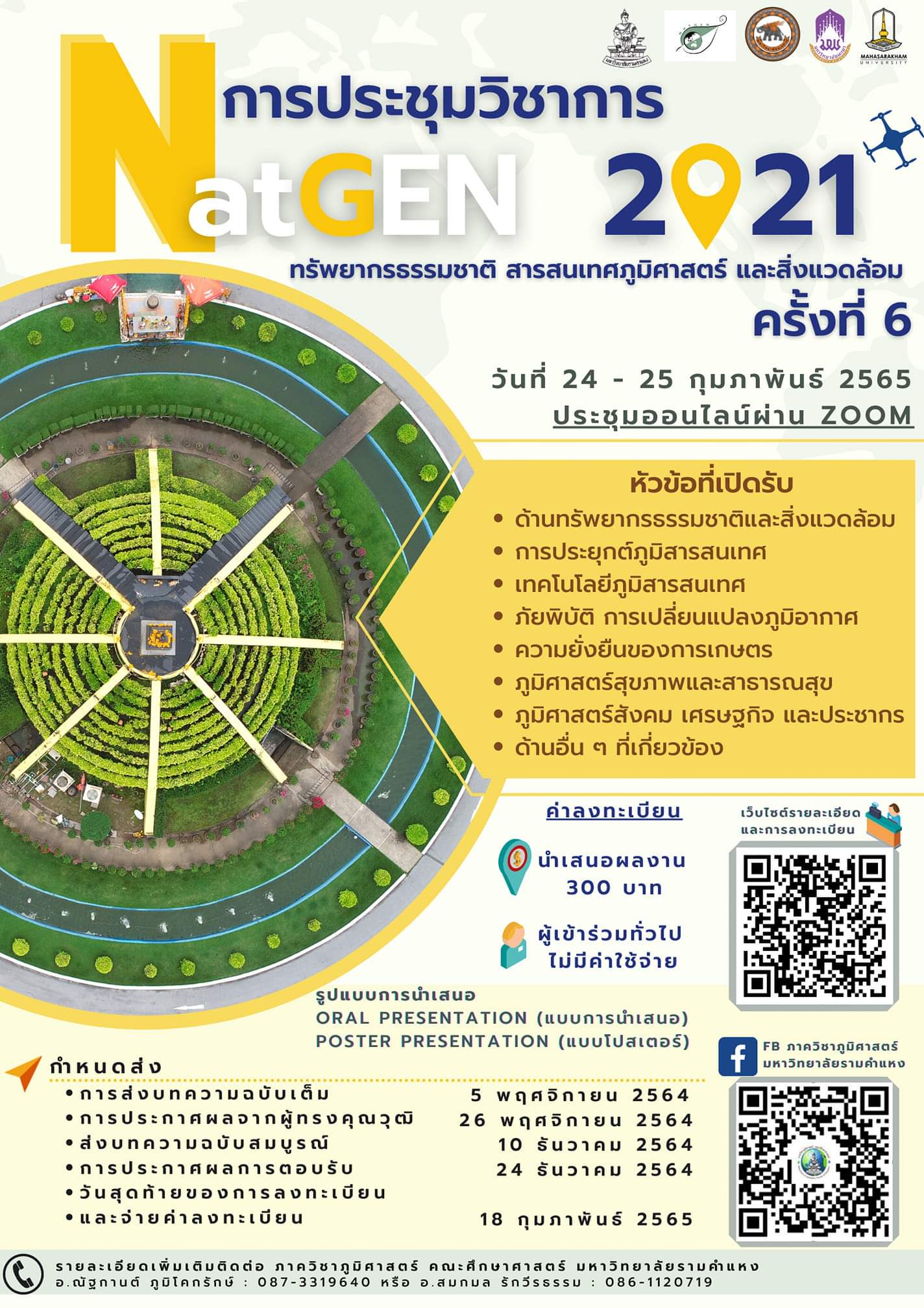 The 6th Conference on Natural Resources, Geoinformation and Environment (NatGen 6th 2021)