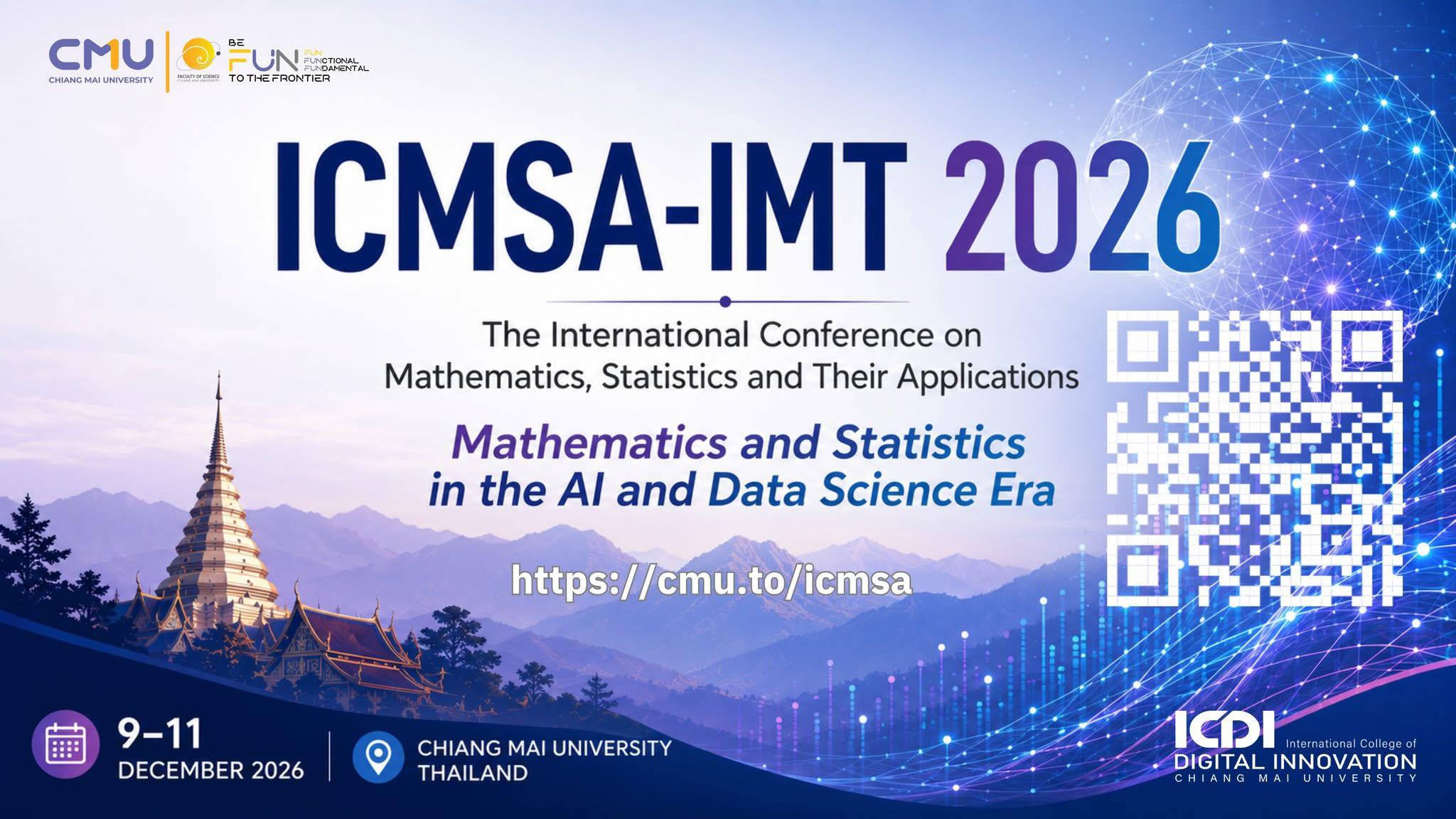 International Conference on Mathematics, Statistics and Their Applications (ICMSA 2026)