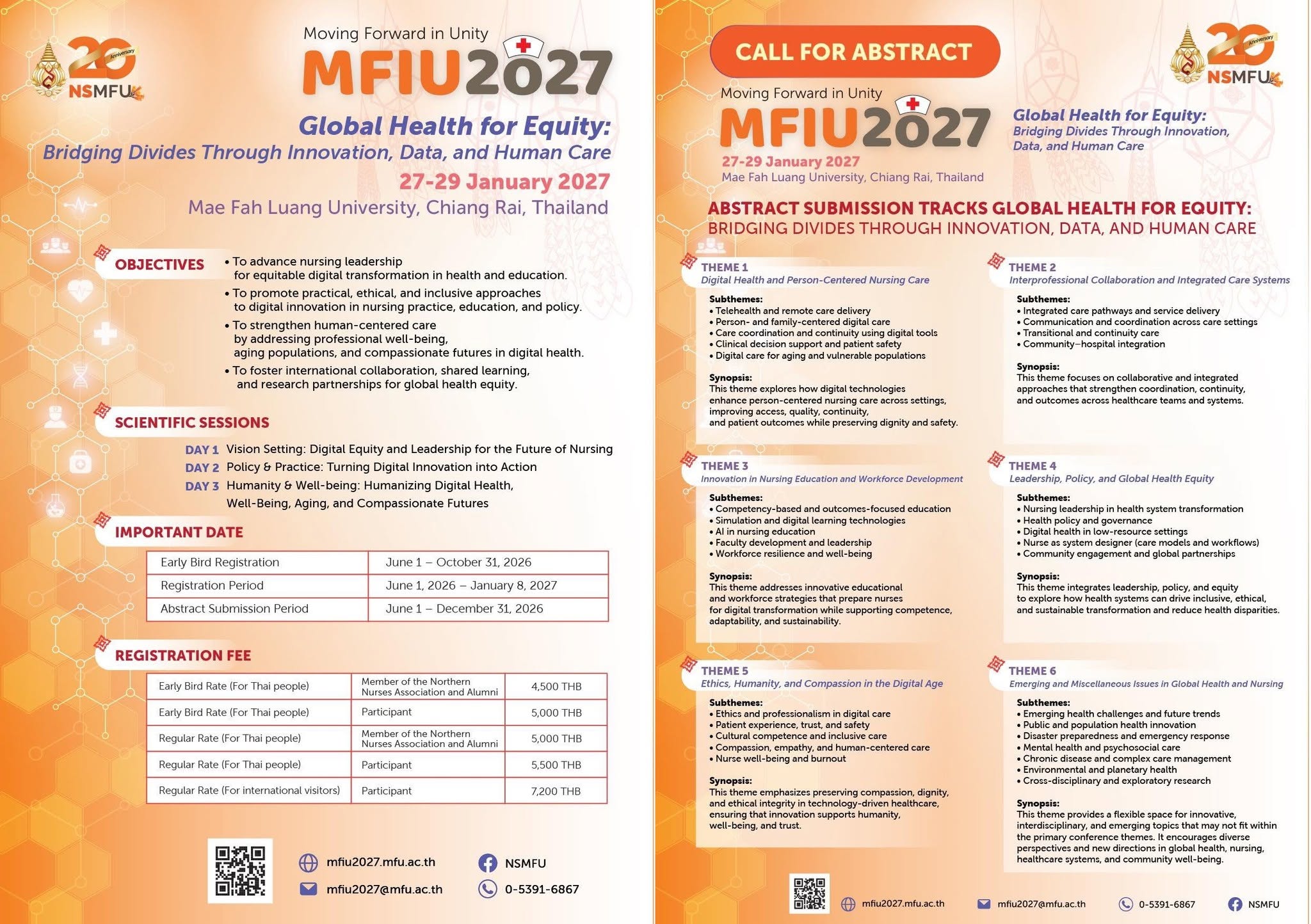 MFIU2027 International Conference: “Global Health for Equity: Bridging Divides Through Innovation, Data, and Human Care”