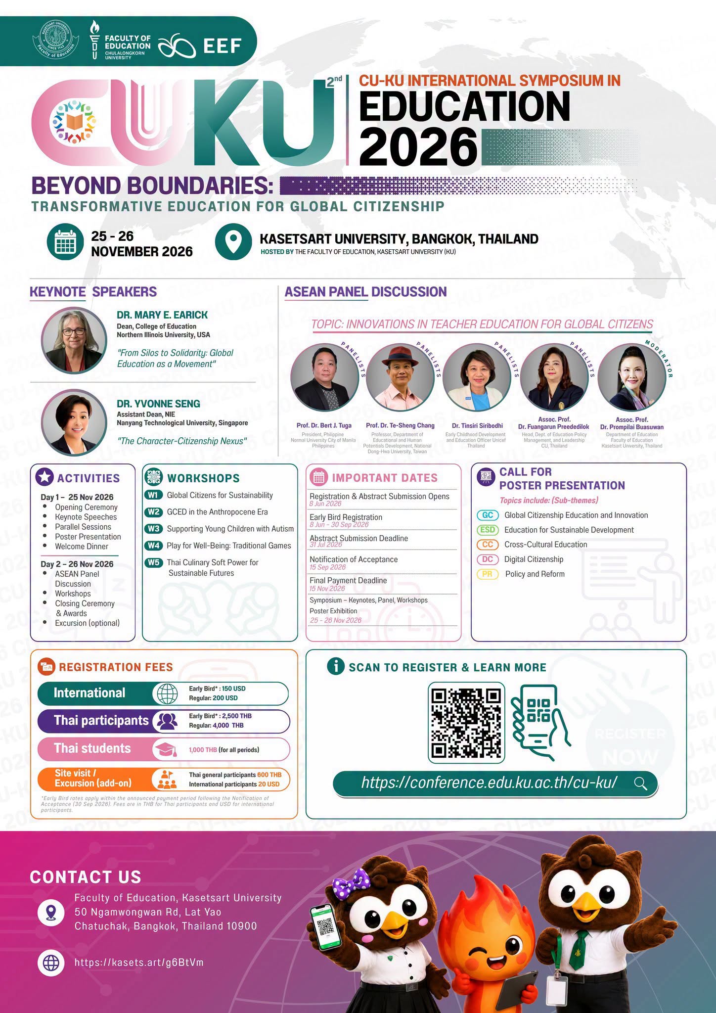 The 2nd CU-KU International Symposium in Education 2026 (2nd# CU KU 2026)