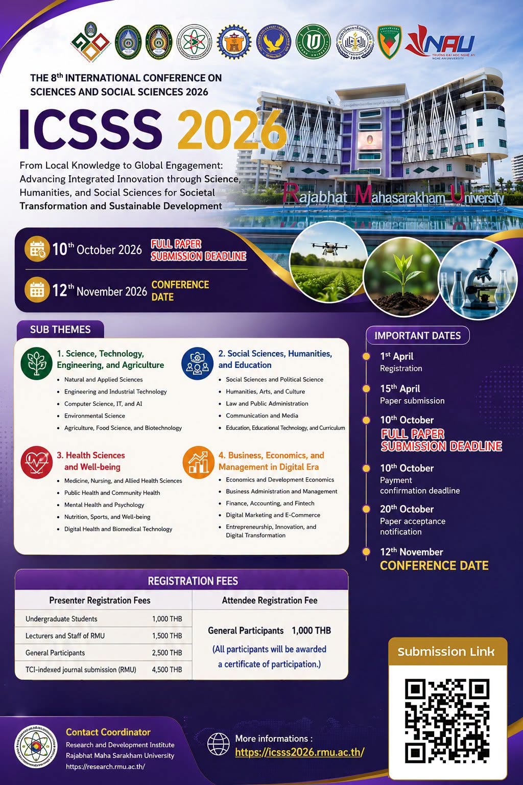 The 8th International Conference on Science and Social Sciences 2026 (8th# ICSSS 2026)