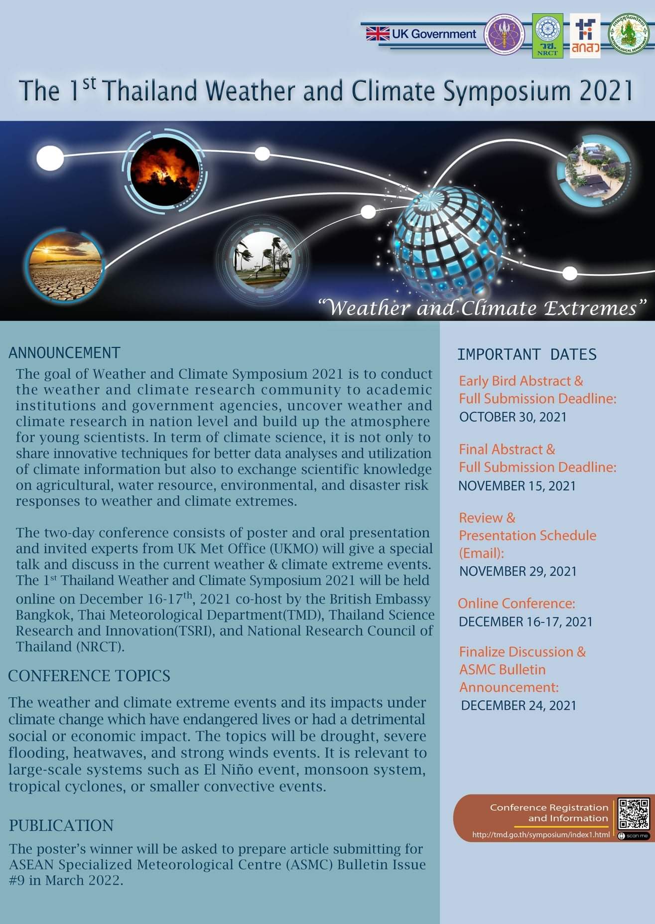 The 1st Thailand Weather and Climate Symposium 2021