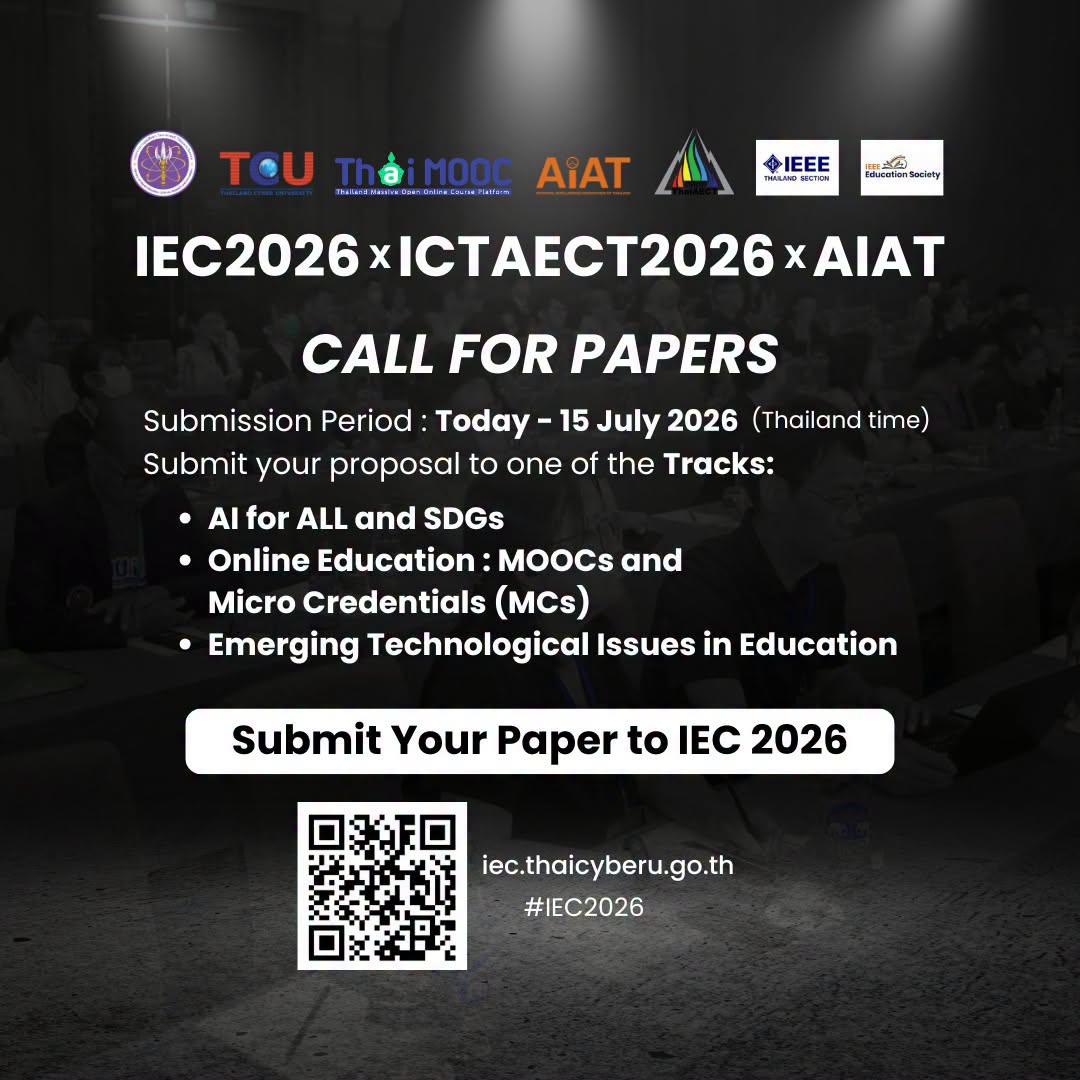 The 17th TCU International e-Learning Conference (17th# IEC2026) and the 5th International Conference on Educational Communication and Technology (5th# ICTAECT 2026)