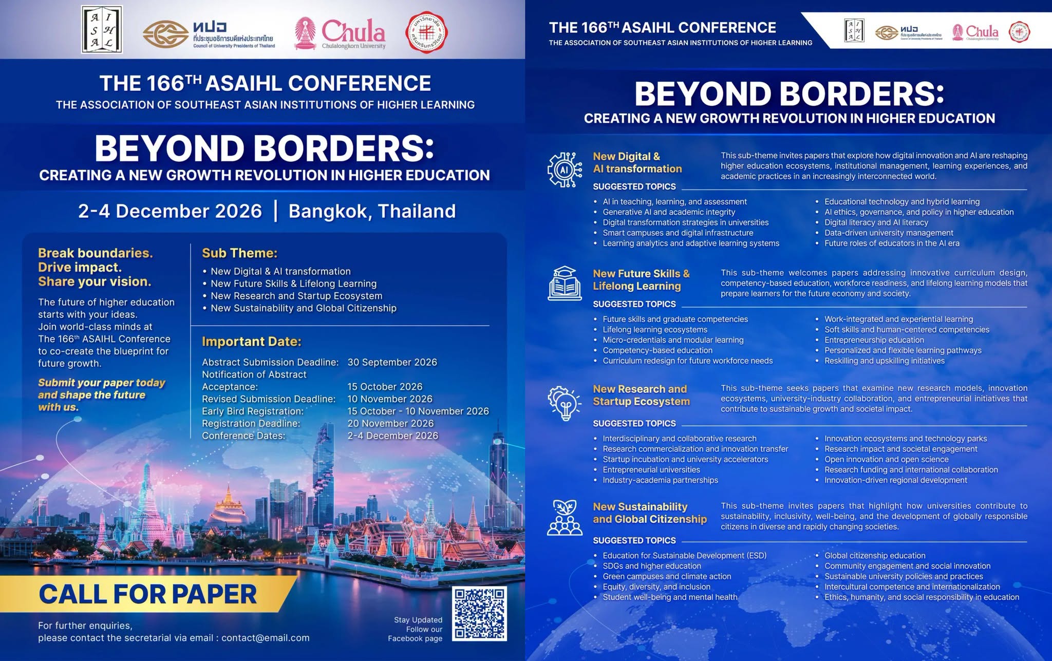 The 166th ASAIHL Conference