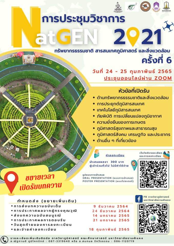 The 6th Conference on Natural Resources, Geoinformation and Environment (NatGen 6th# 2021)