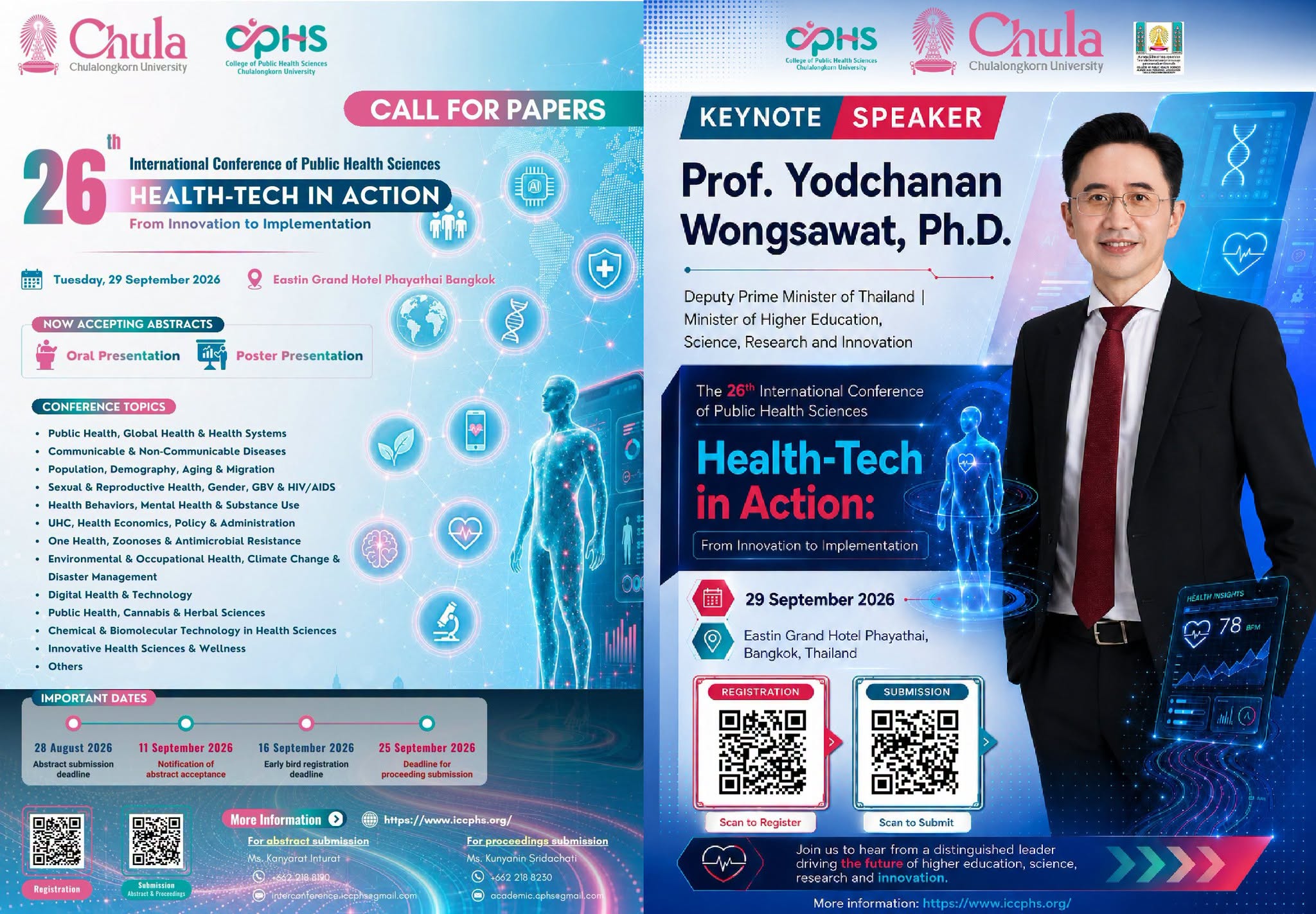 The 26th International Conference of Public Health Sciences (26th# ICCPHS 2026)