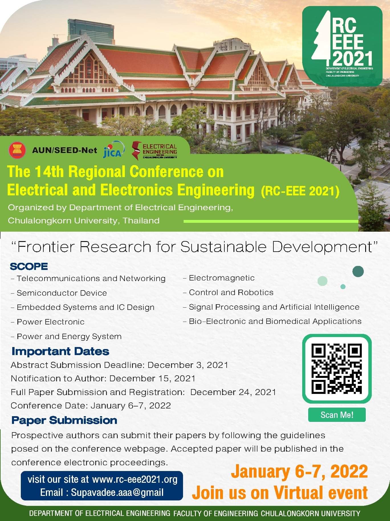 The 14th Regional Conference on Electrical and Electronics Engineering (14th# RC-EEE 2021)