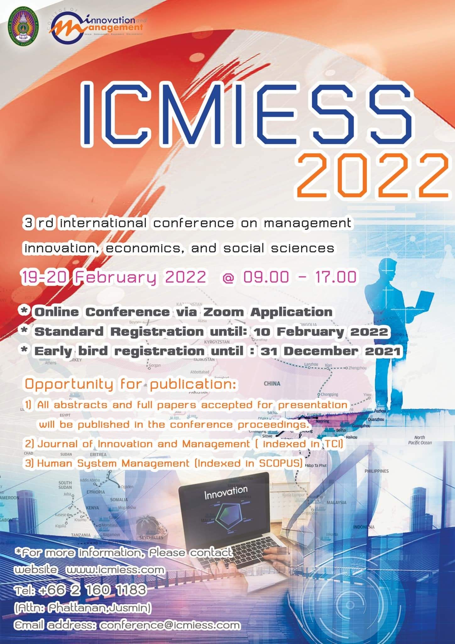The 3rd International Conference on Management, Innovation, Economics, and Social Sciences (3rd# ICMIESS 2022)