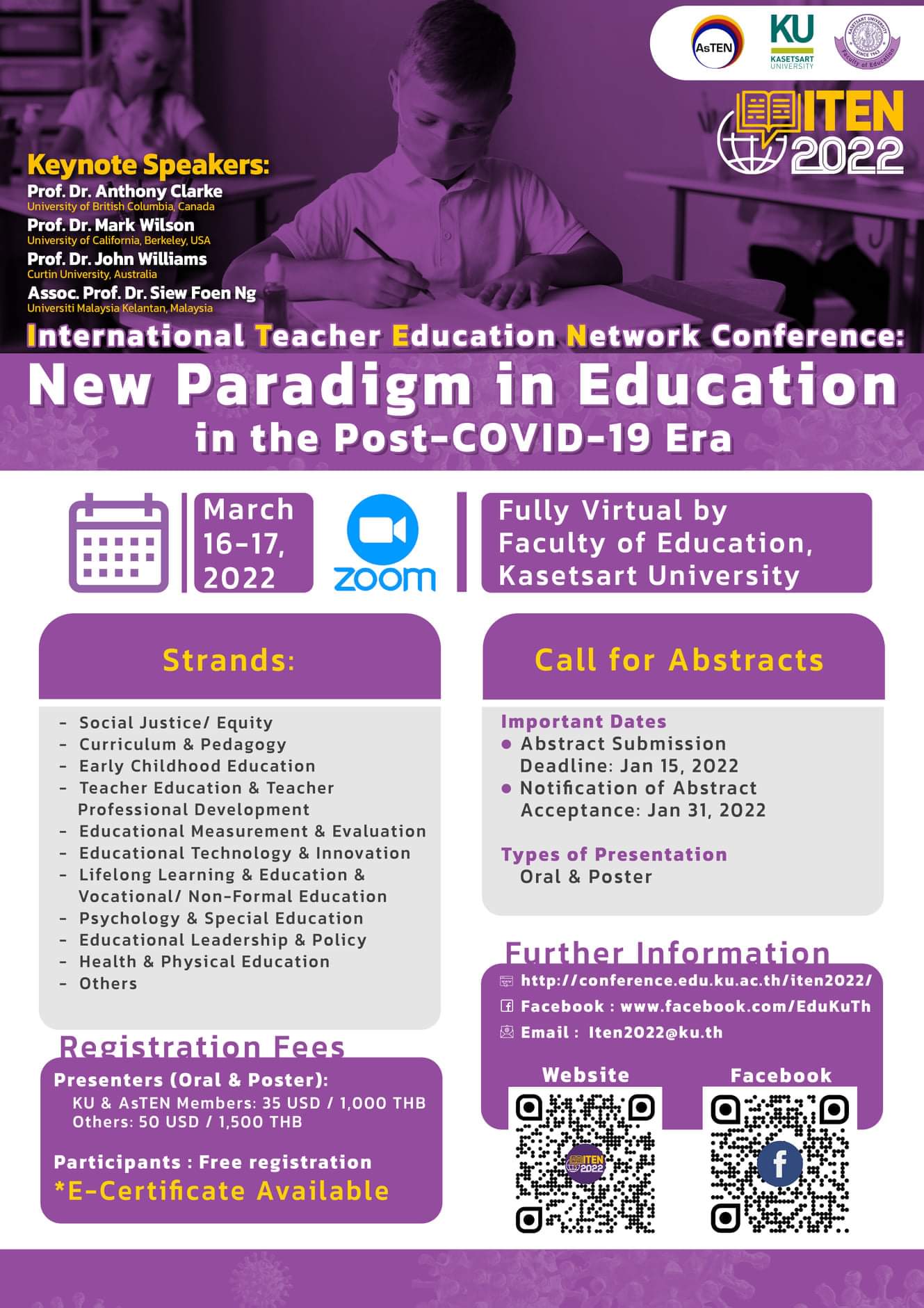 International Teacher Education Network Conference (ITEN 2022): New Paradigm in Education in the Post- COVID-19 Era