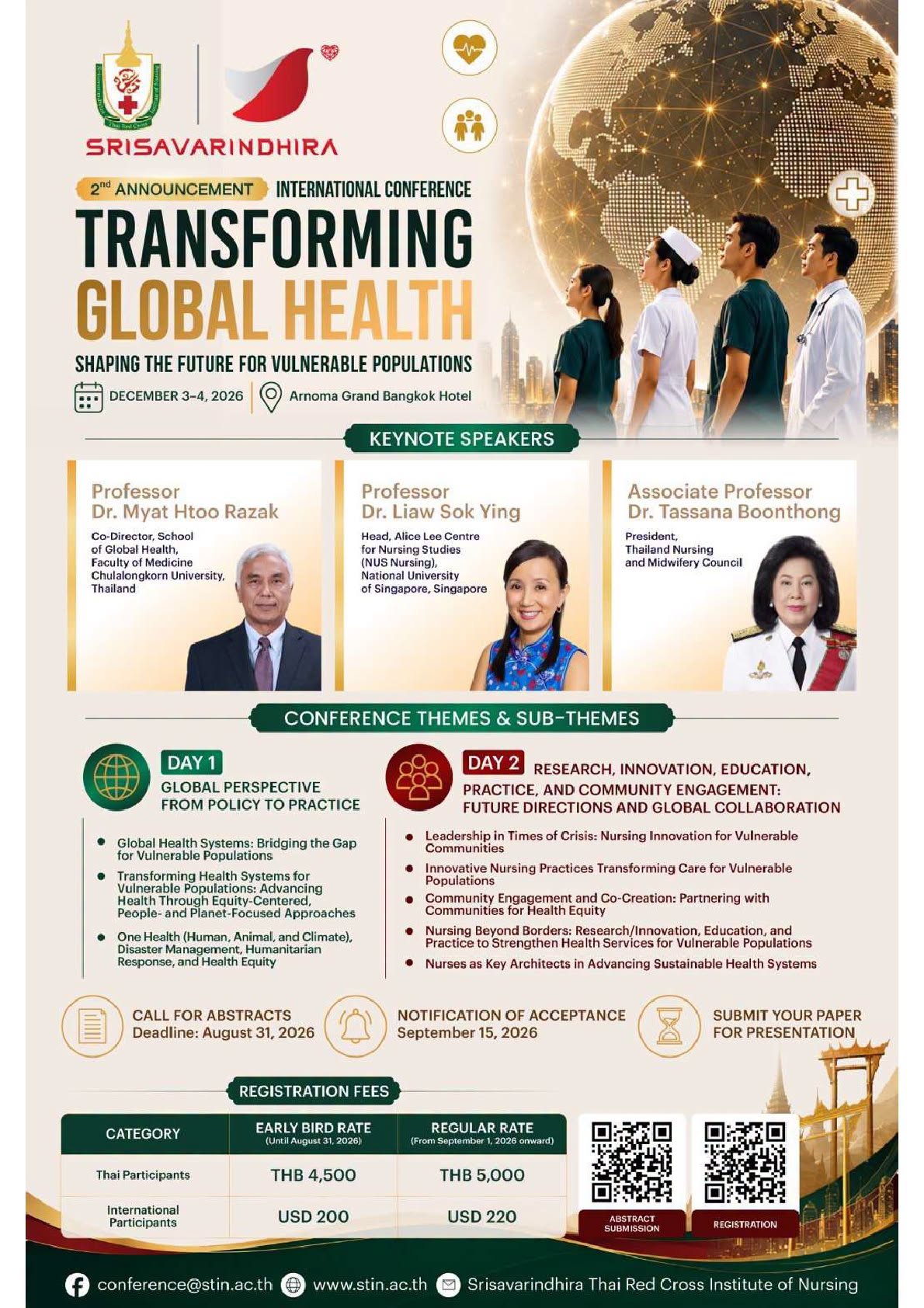 International Conference “Transforming Global Health: Shaping the Future for Vulnerable Populations”