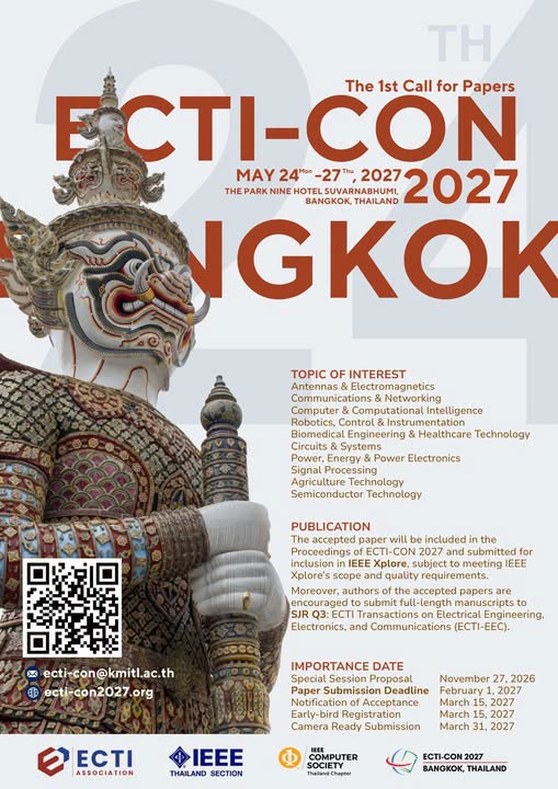The 24th International Conference on Electrical Engineering/Electronics, Computer, Telecommunications and Information Technology 2027 (24th# ECTI-CON 2027)
