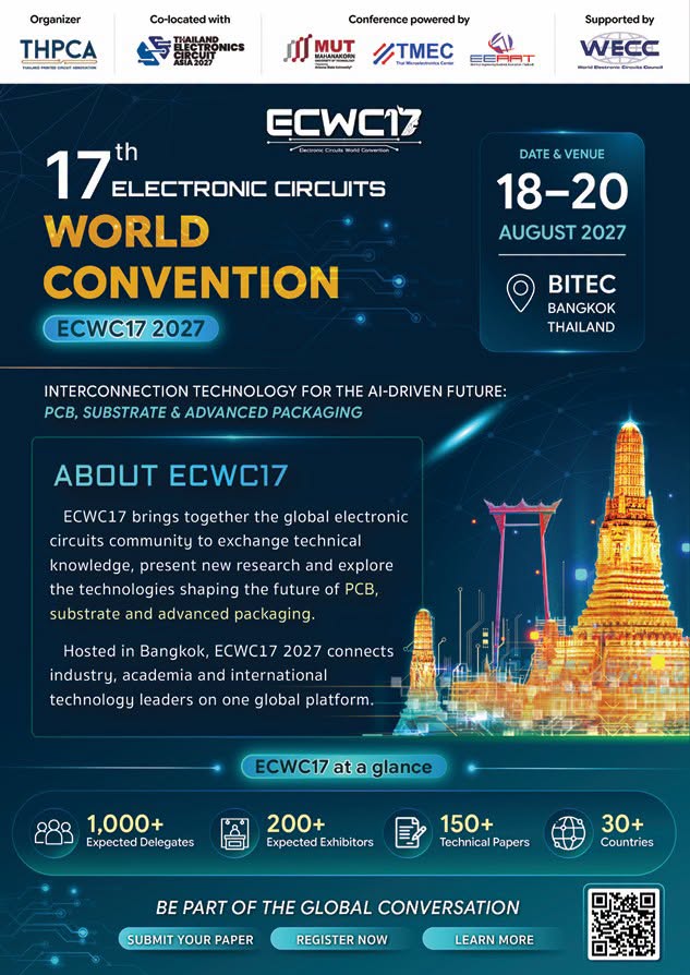 The 17th Electronic Circuits World Convention (ECWC 17th#)