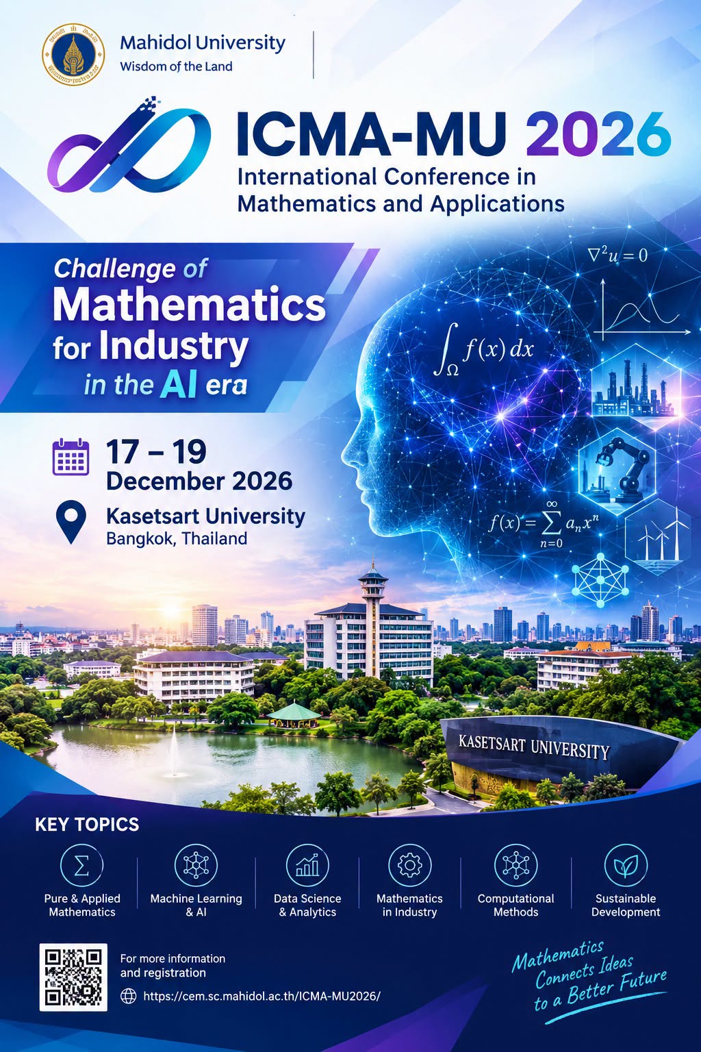 The 11th International Conference in Mathematics and Applications 2026 (11th# ICMA-MU 2026)
