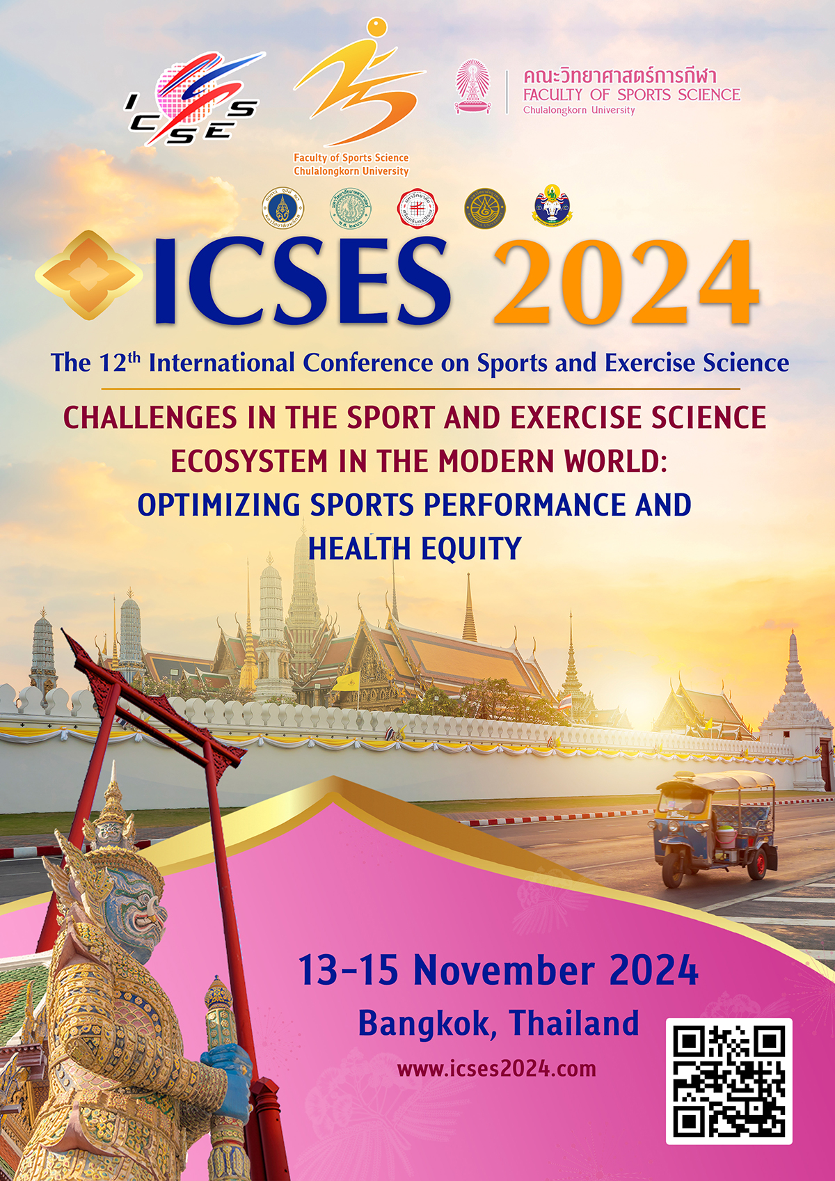 The 12th International Conference on Sports and Exercise Science (12th# ICSEE 2024): “Optimizing Sports Performance and Health Equity: Challenges in the Sports and Exercise Science Ecosystem in the Modern World”