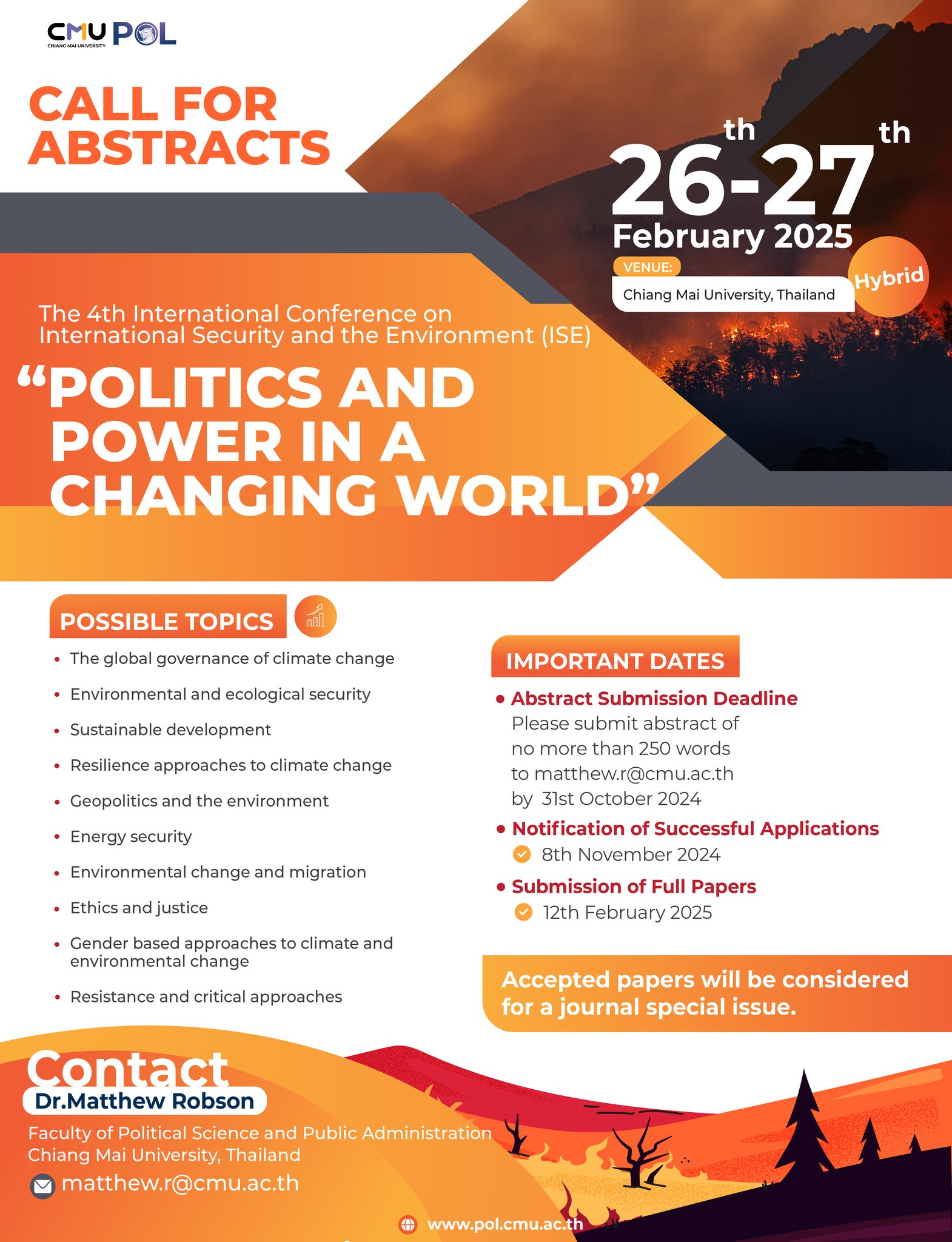 The 4th International Conference on “Politics and Power in a Changing World”