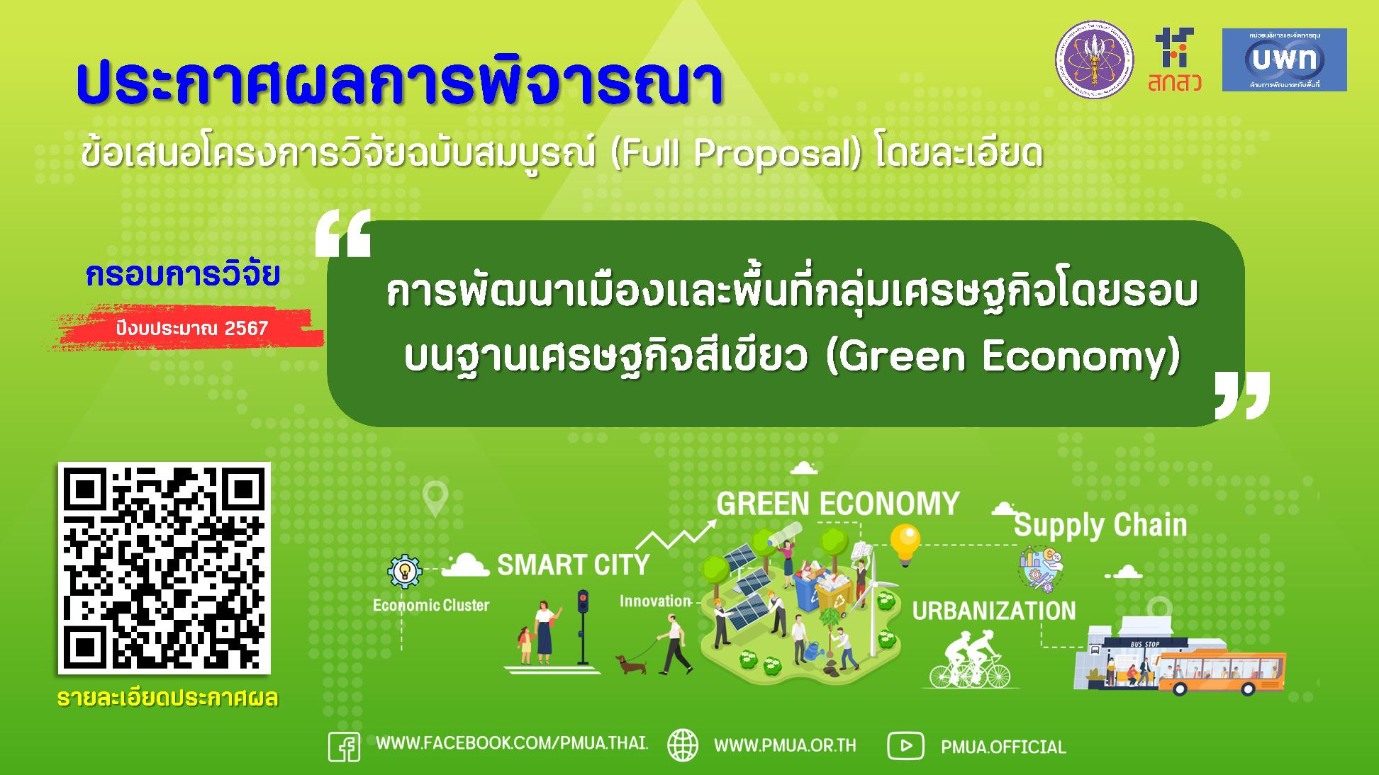 บพท.ประกาศผลการพิจารณาข้อเสนอโครงการวิจัยโดยละเอียด กรอบการวิจัย "การจัดการที่อยู่อาศัยสำหรับทุกคน (Housing for All)" ประจำปีงบประมาณ 2567